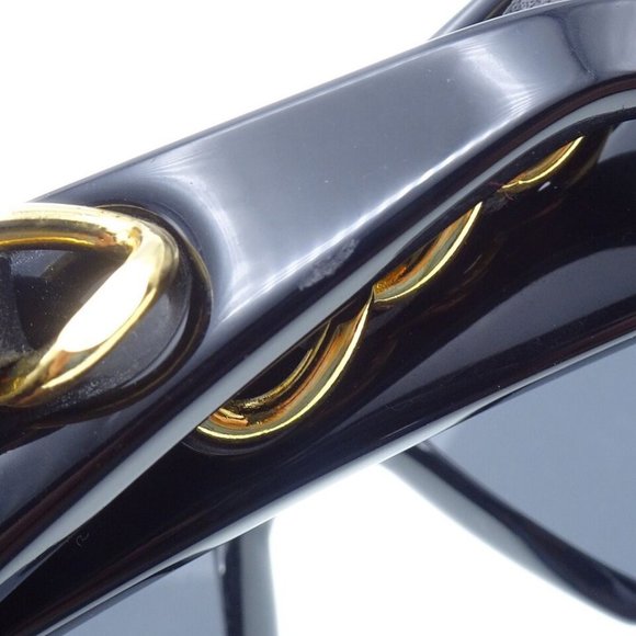 Chanel Chain Sunglasses Black Eyewear